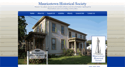 Desktop Screenshot of mauricetownhistoricalsociety.org